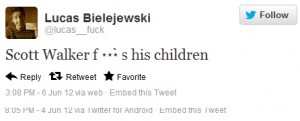 Scott Walker Lucas Bielejewski children