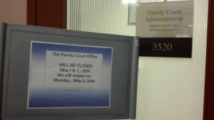 family court closed